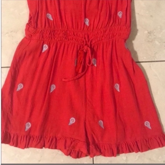Red Romper - Picture 2 of 4